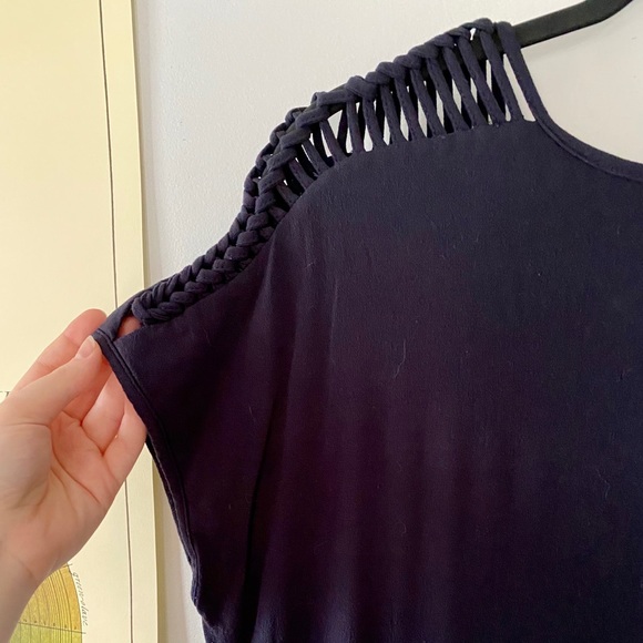 Gentle Fawn Navy Slip Dress - Picture 5 of 6